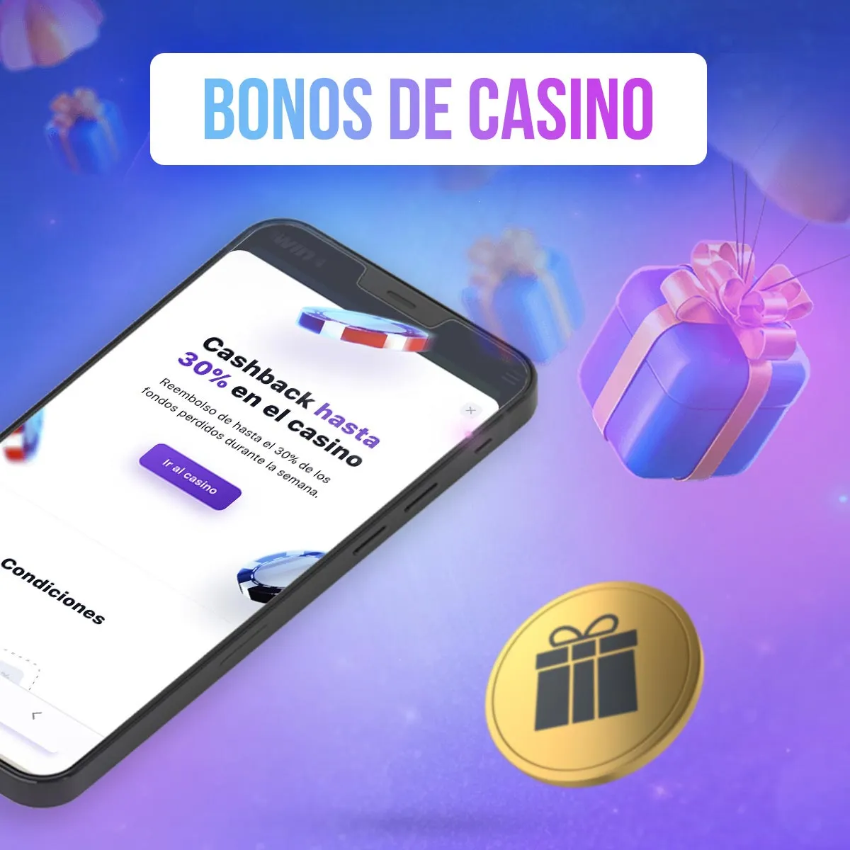 Consigue un bono de casino del 30% en la aplicación móvil de 1win