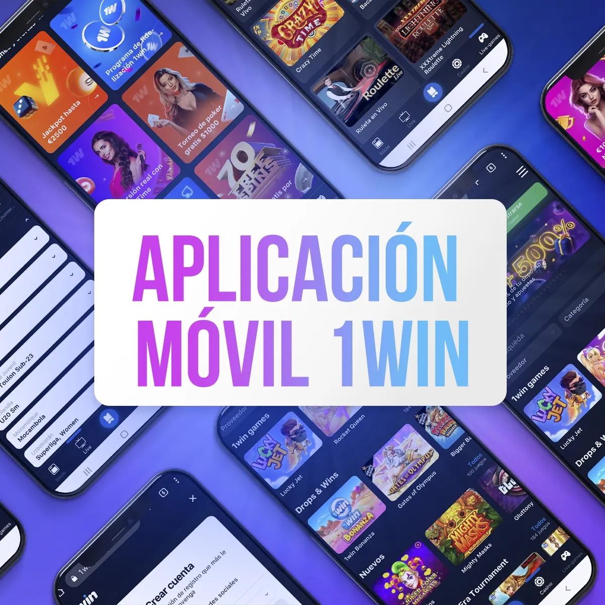 Mejor app móvil de 1win para android e ios en México
