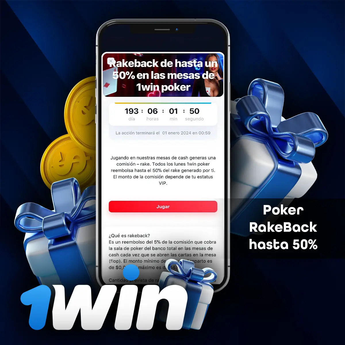 ¿Cómo obtengo un bono de póquer en el casino 1win de México?