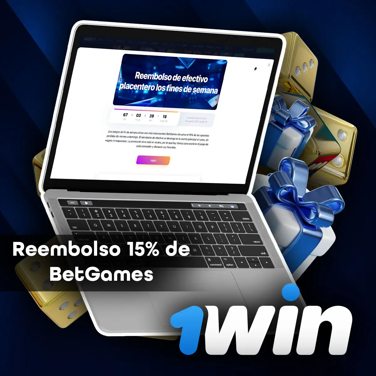 Cómo participar en la promoción del 15% de cashback sobre todas las pérdidas netas en 1Win México