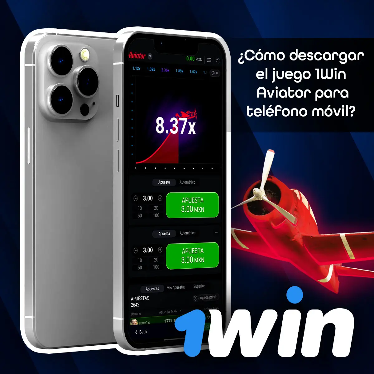Cómo instalar la aplicación de 1Win Aviator en Android o iOS
