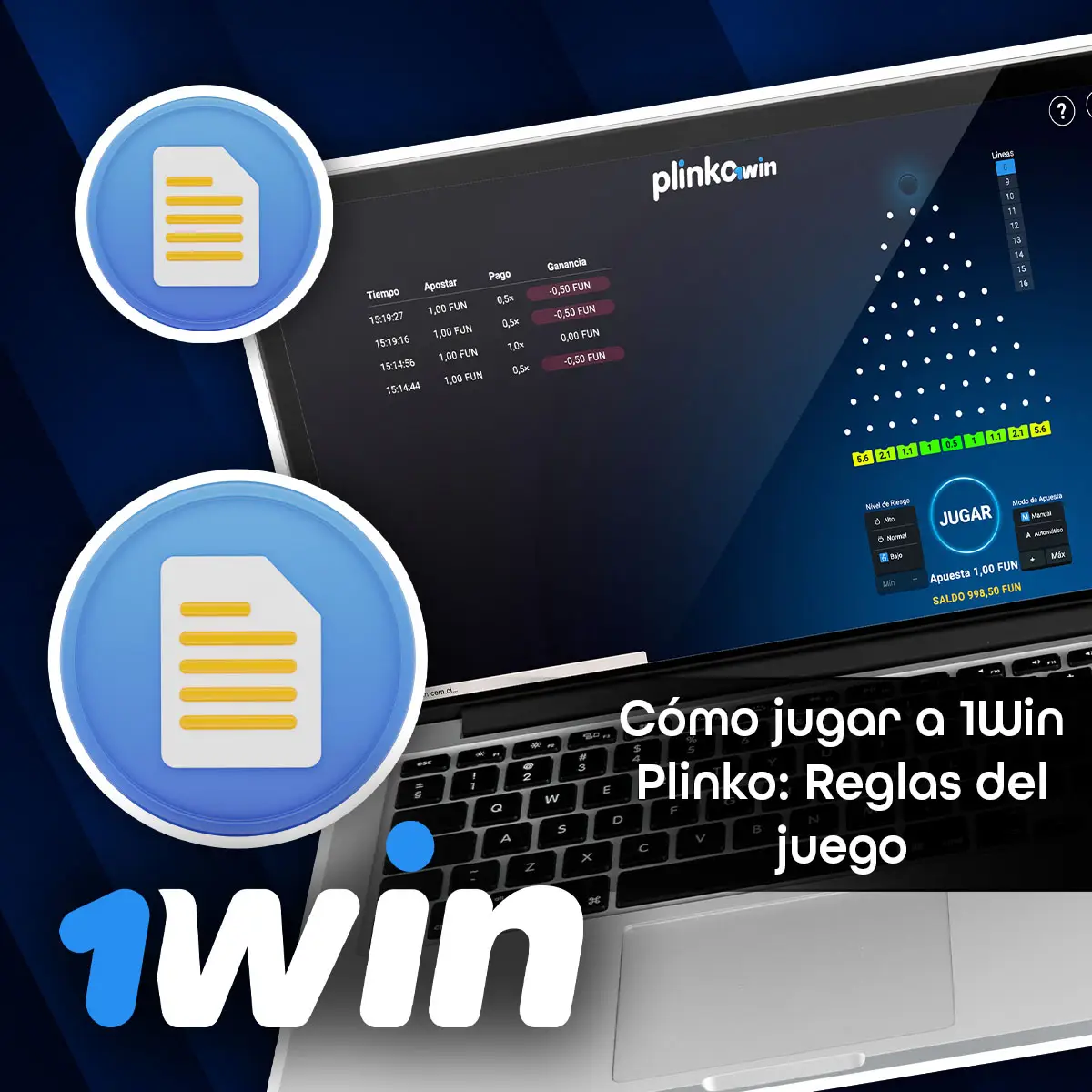 ¿Por qué jugar al juego en línea Plinko de 1Win?