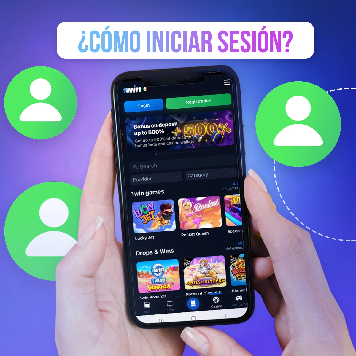 Instrucciones de inicio de sesión en 1Win App para nuevos usuarios en México