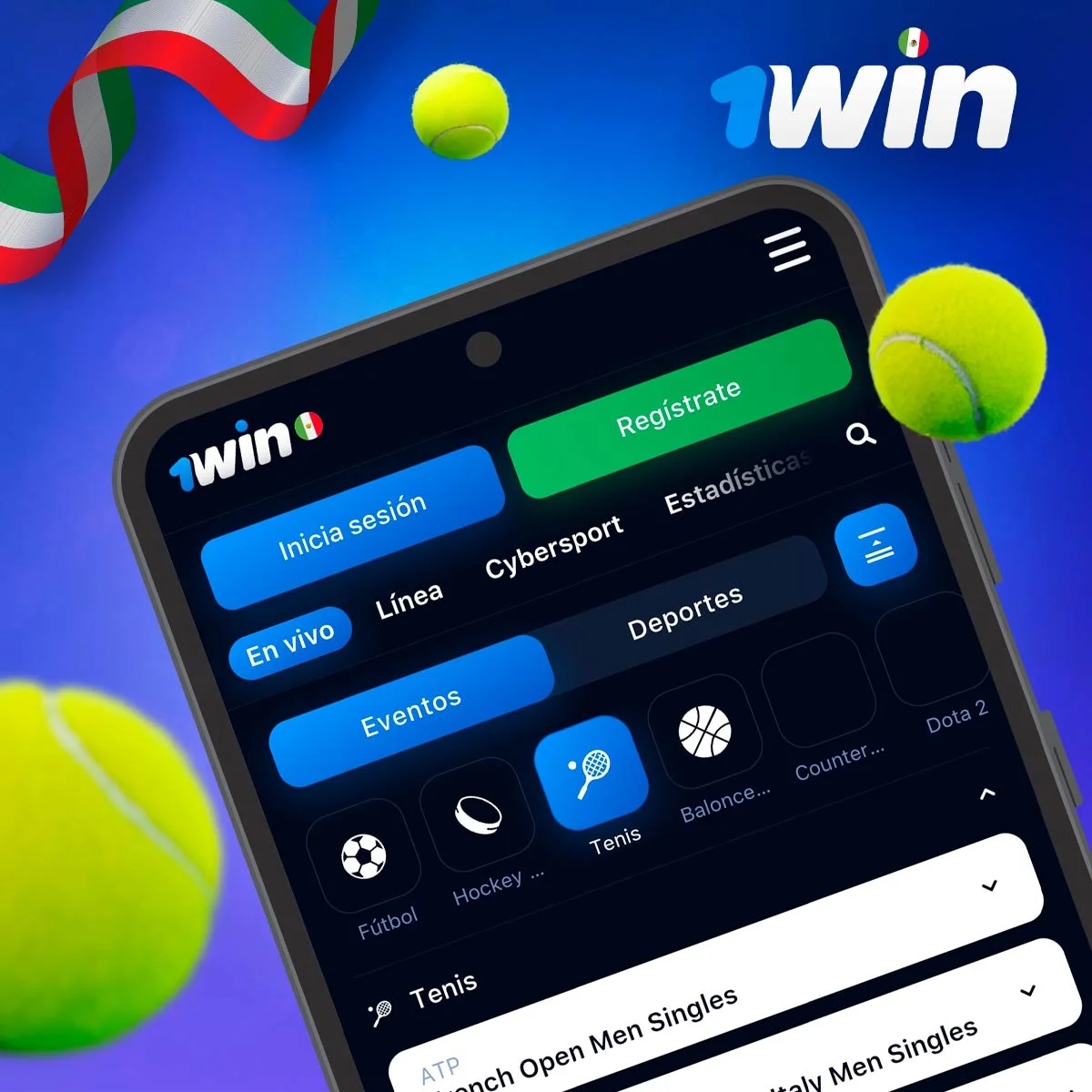 Cómo apostar al tenis desde el móvil en México