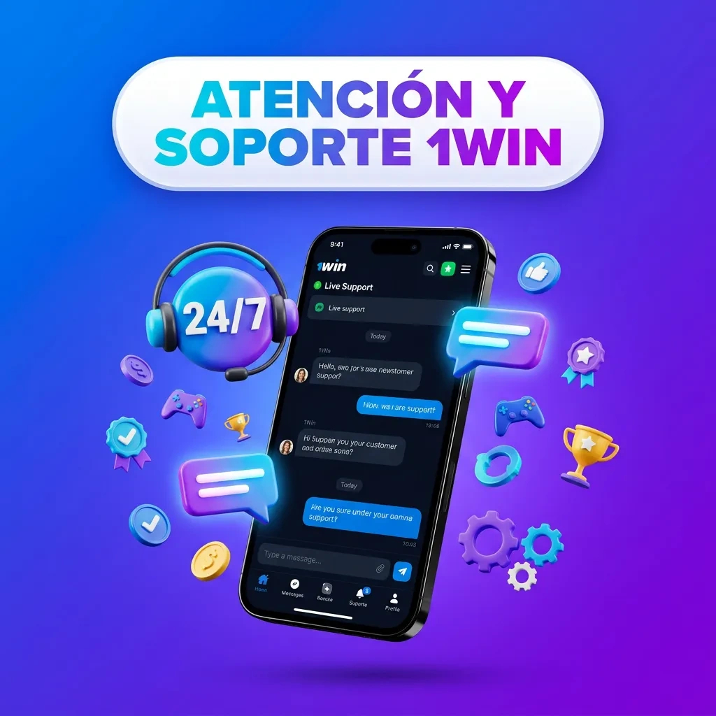 ATENCIÓN Y SOPORTE 1WIN