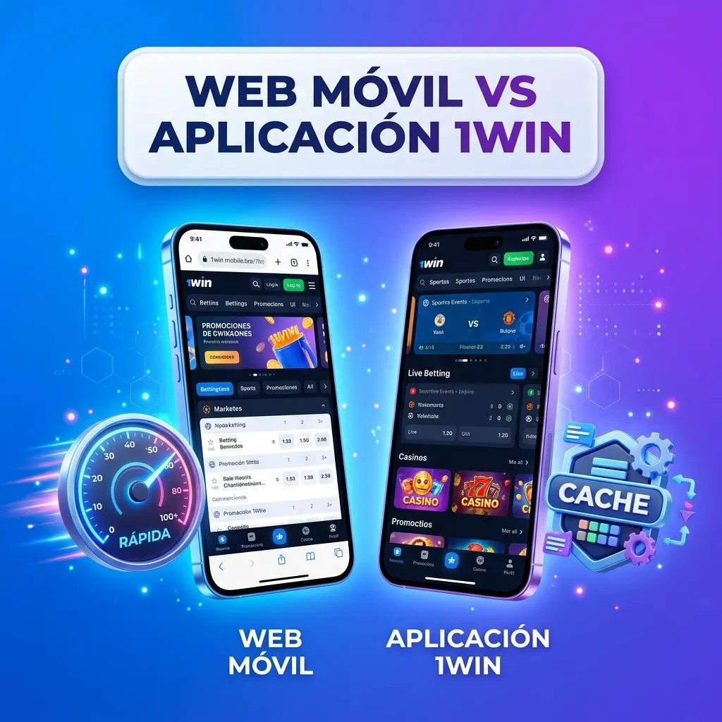 WEB MÓVIL VS APLICACIÓN 1WIN