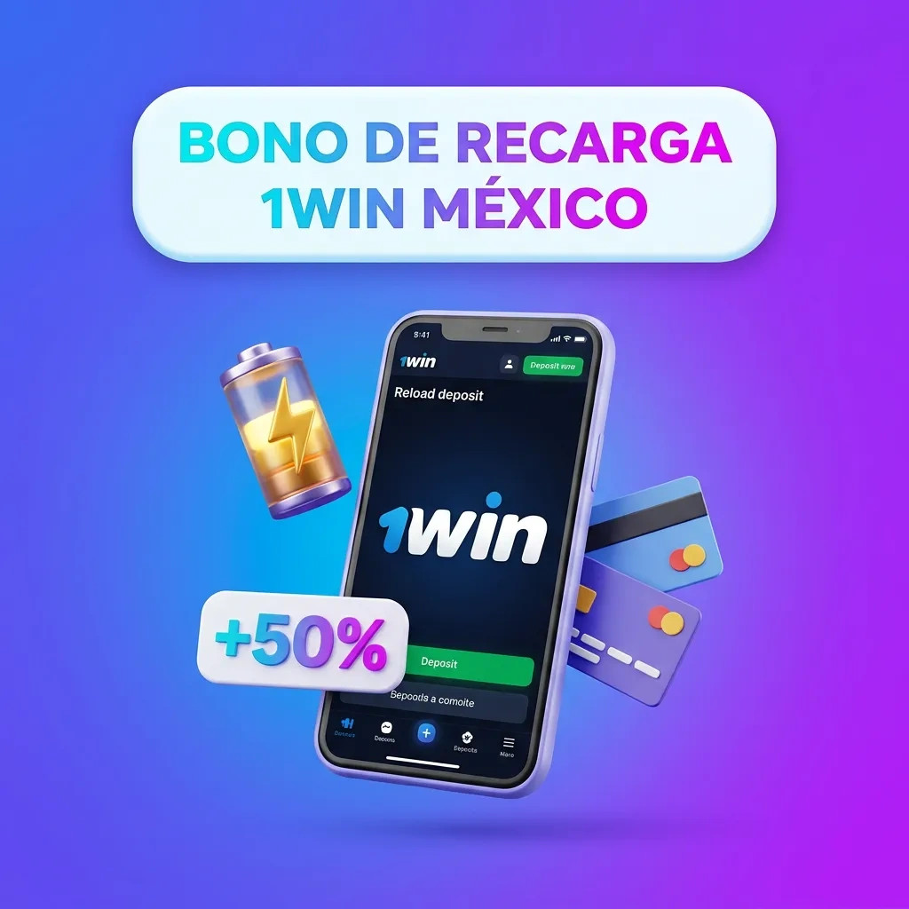 BONO DE RECARGA 1WIN MÉXICO