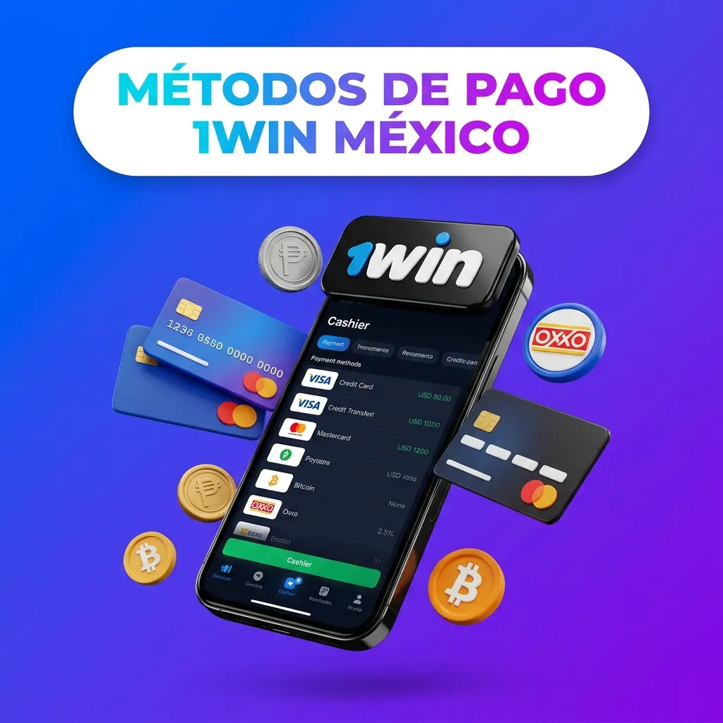 MÉTODOS DE PAGO 1WIN MÉXICO
